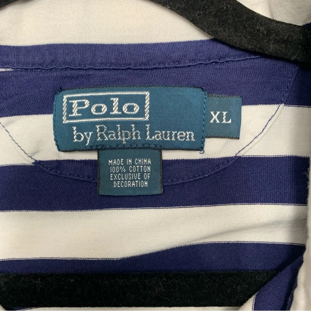 Polo by  Ralph Lauren men’s short sleeve nautical shirt-XL - Picture 11 of 12